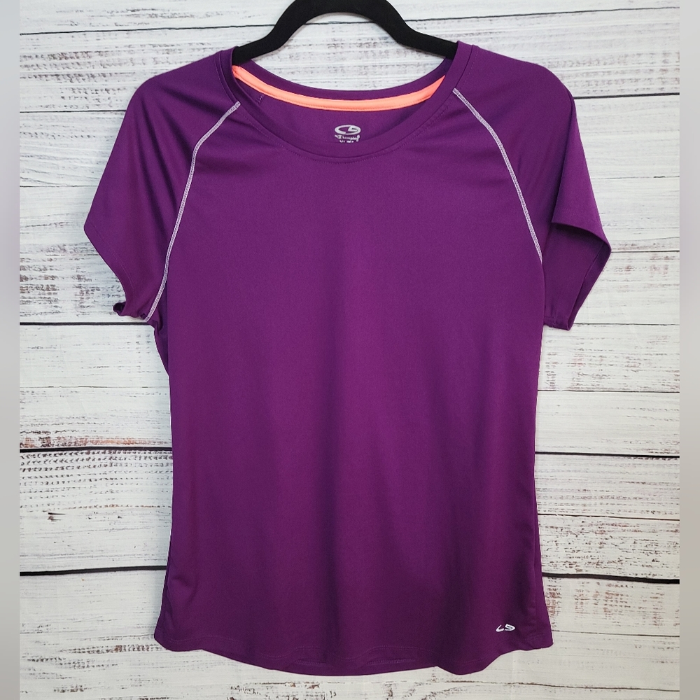 Champion XL Purple Athletic Tee Shirt